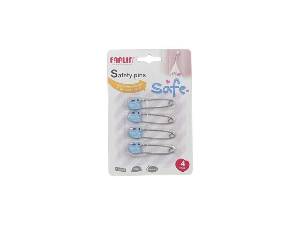 Safety Pins Blue