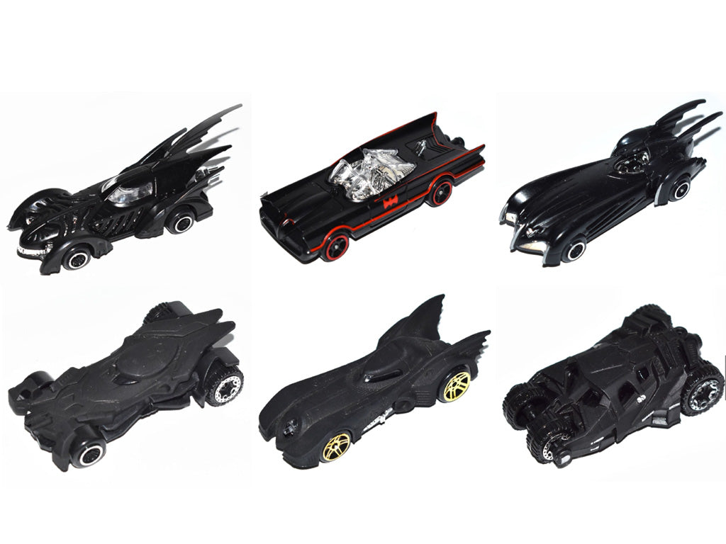 Batman Batmobile Car Collection (Set of 6)