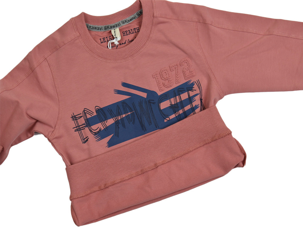 Sweatshirt Rust Abstract