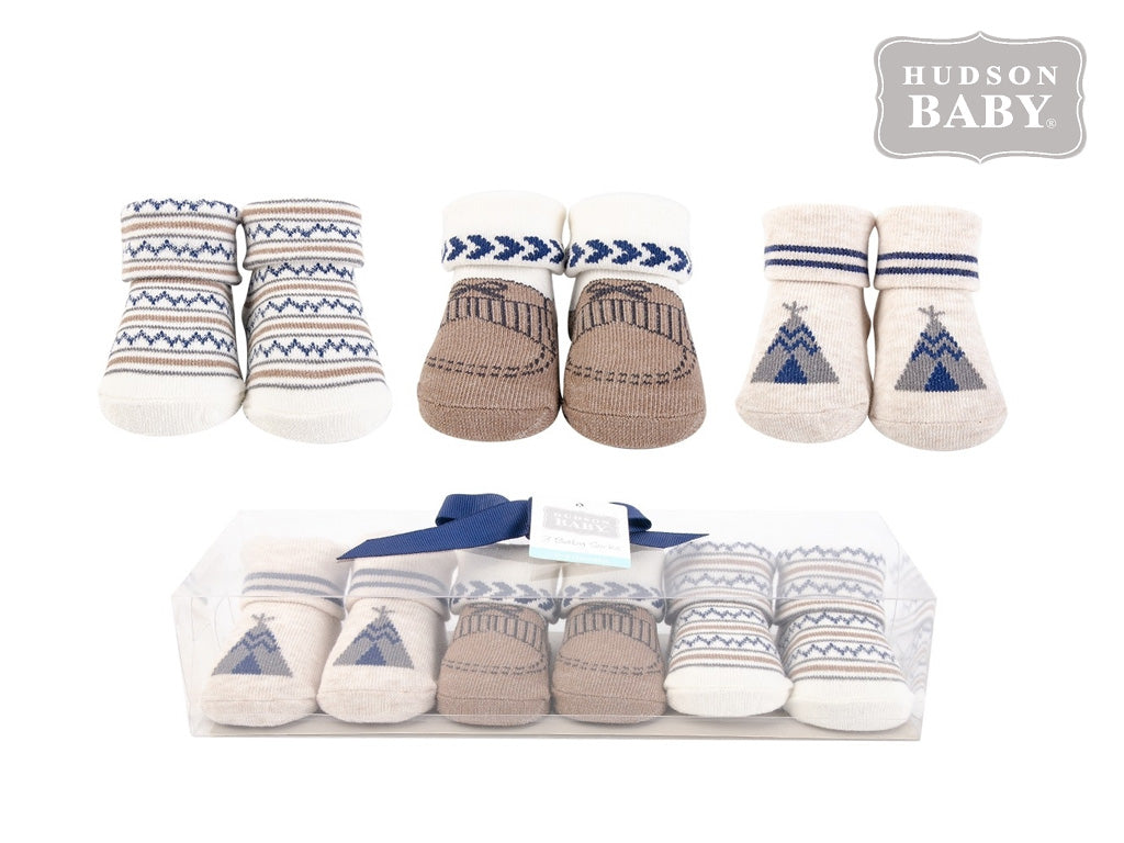 Hudson Baby Booties (Pack of 3)