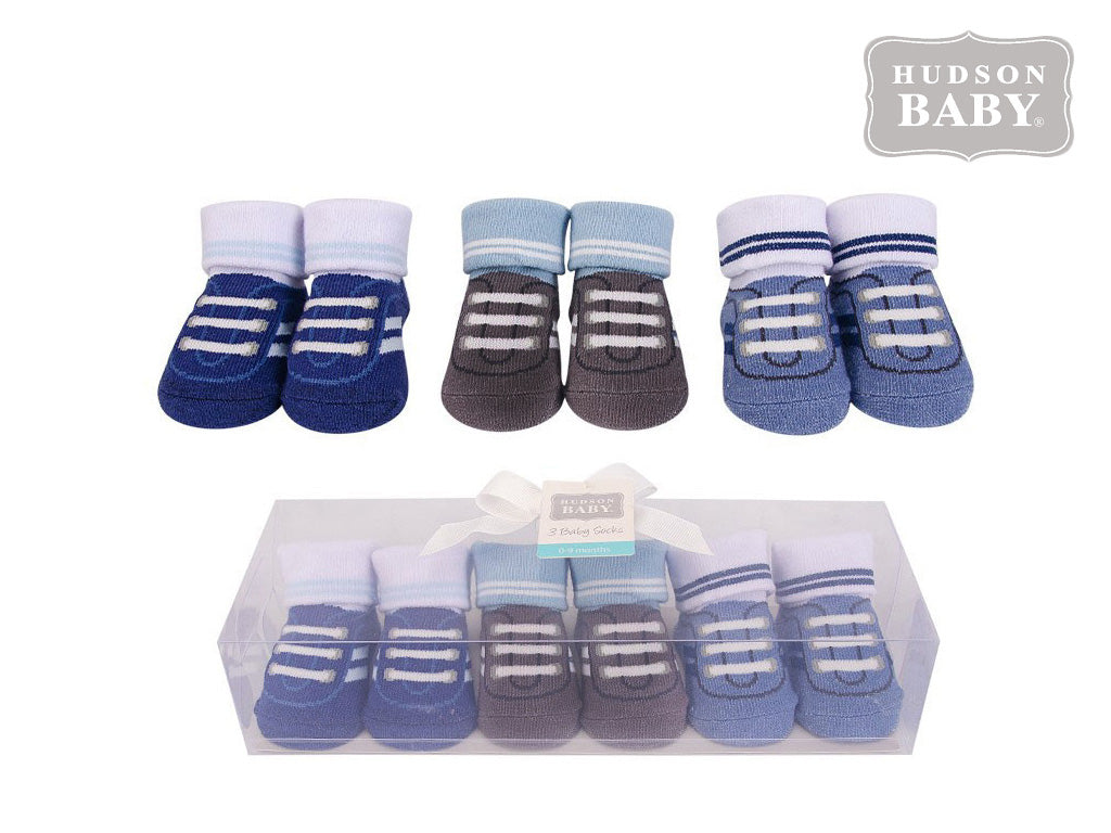 Hudson Baby Booties (Pack of 3)