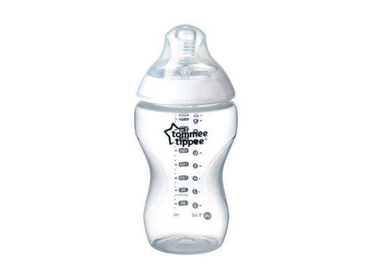 Tommee Tippee Feeding Bottle (Close to Nature) White 340ml