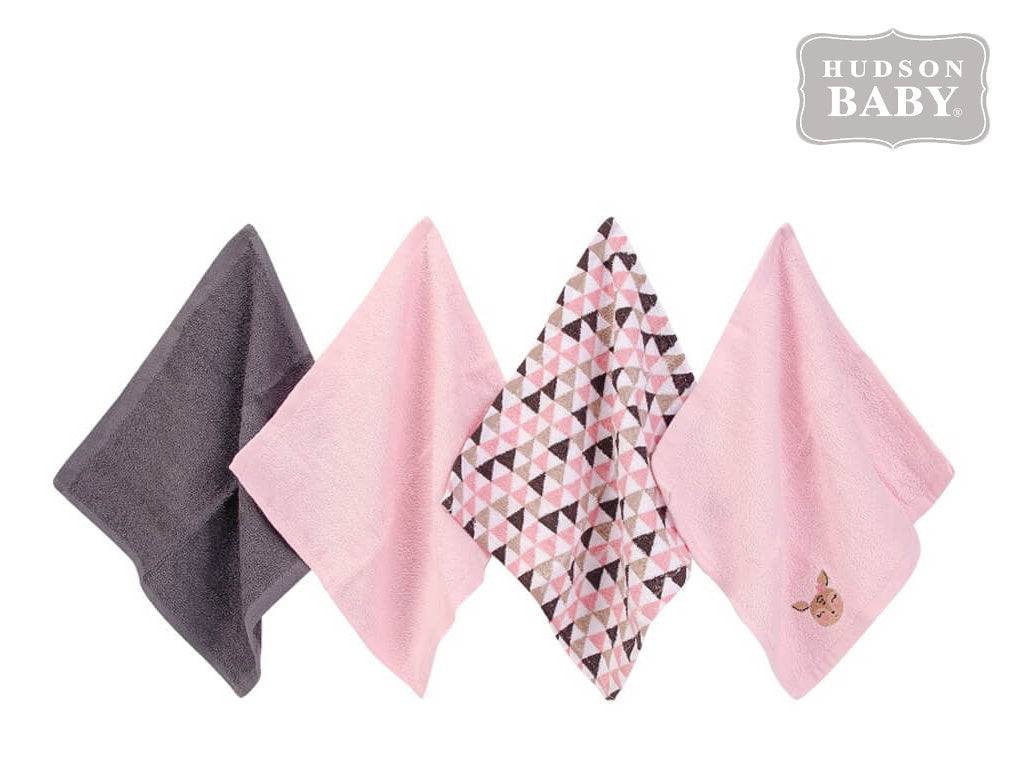 Hudson Baby Washcloths (Set of 4)