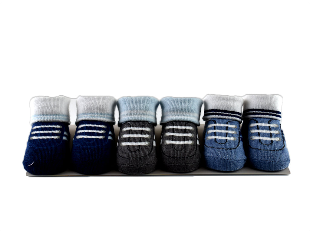 Hudson Baby Booties (Set of 3)