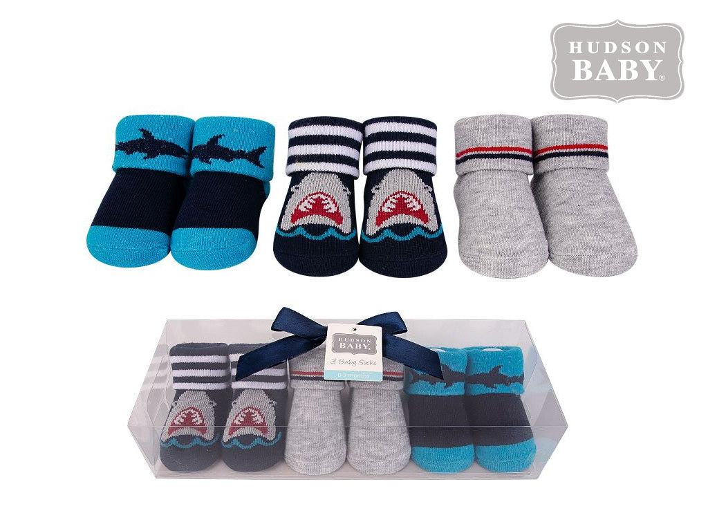 Hudson Baby Booties (Pack of 3)