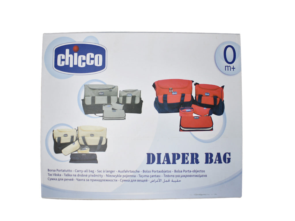 Chicco Diaper Bag Grey (5 Pieces)