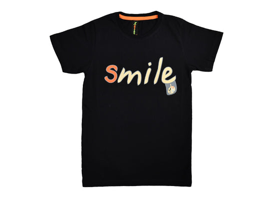 T-shirt Black Smile