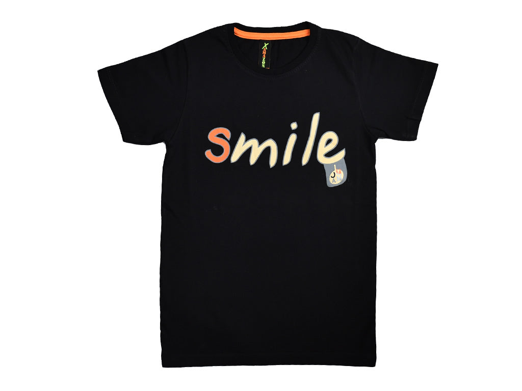 T-shirt Black Smile