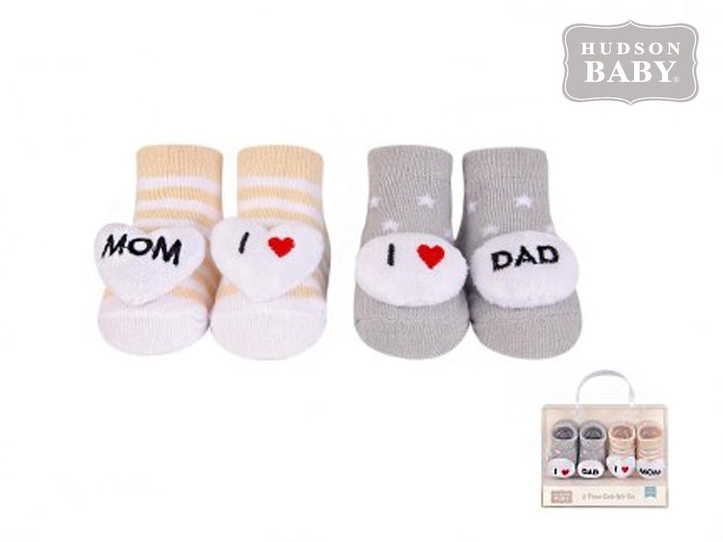 Hudson Baby Booties (Pack of 2)