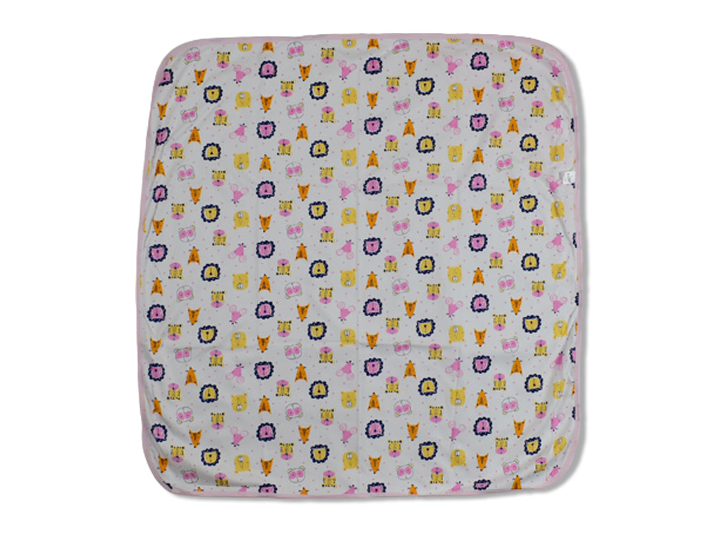Wrapping Sheet Hooded Pink Lion