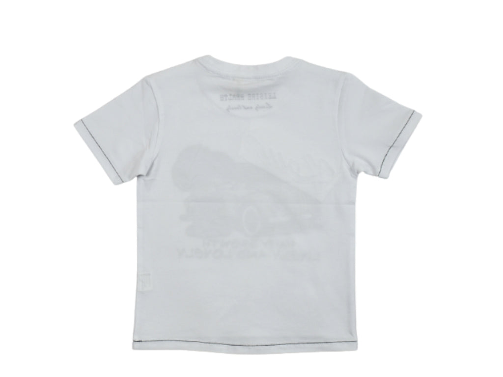 T-shirt White Scooby Car