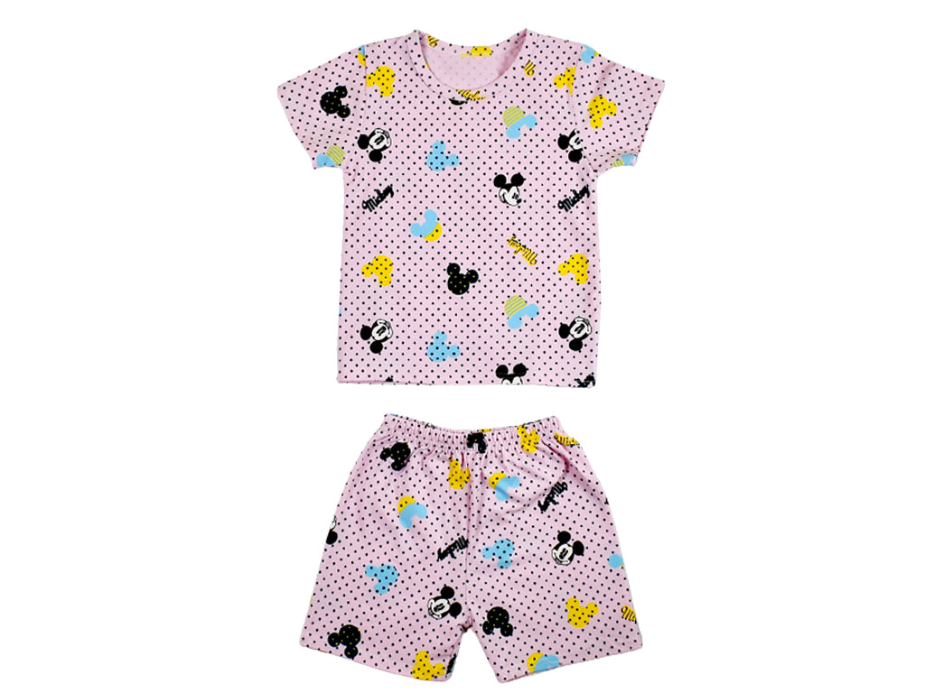 T-shirt with Shorts Pink in Mickey