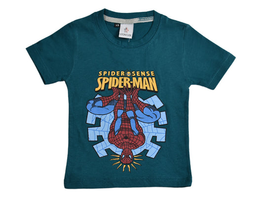 T-shirt Turquoise Green Spider-Man
