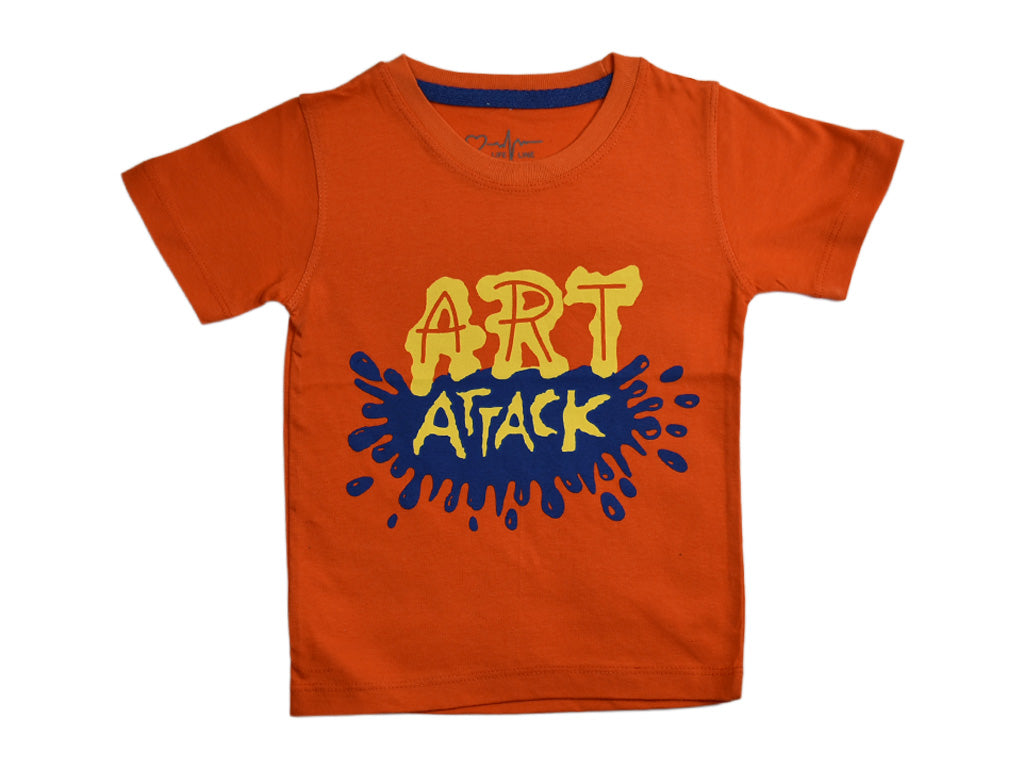 T-shirt Orange Art