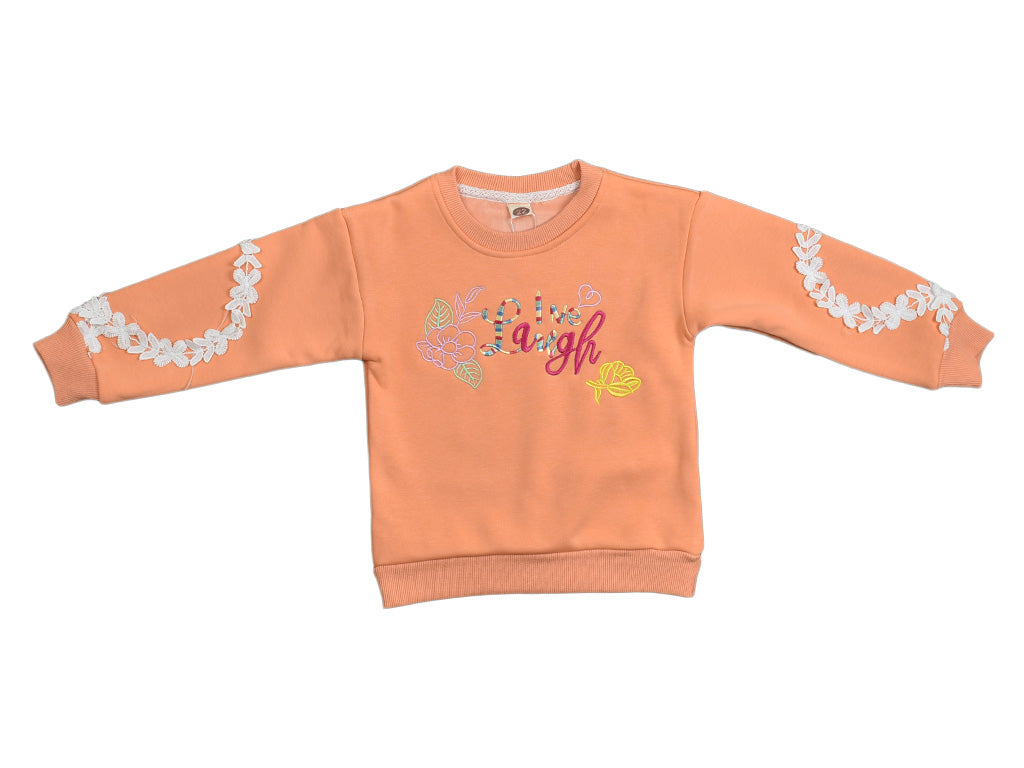 Sweatshirt Peach Laugh (Fleece)