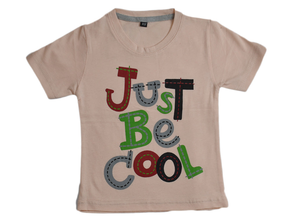 T-shirt Pink Just Be Cool