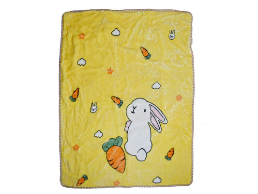 Baby Blanket Bunny Yellow