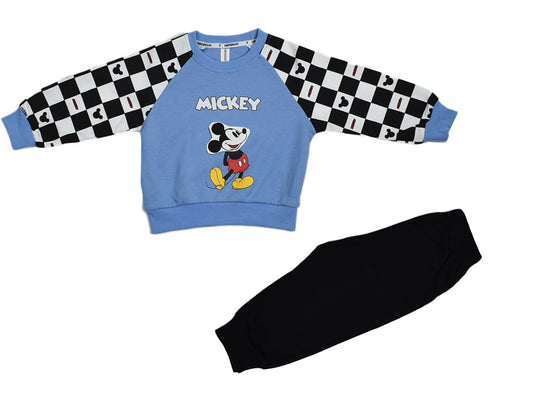 T-shirt & Trouser Mickey Blue