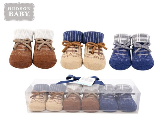 Hudson Baby Booties (Pack of 3)