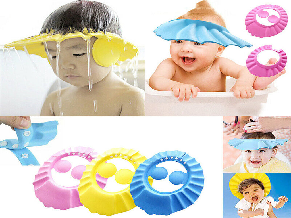 Kids shower / washing cap (Yellow)