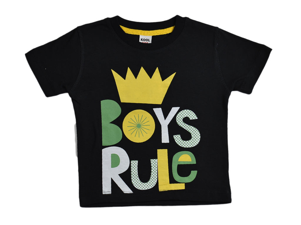 T-shirt Black Boys Rule