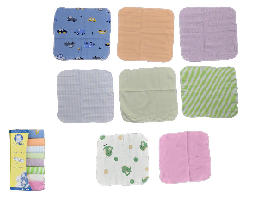 Towels Baby Set of 8 (Mix colours)