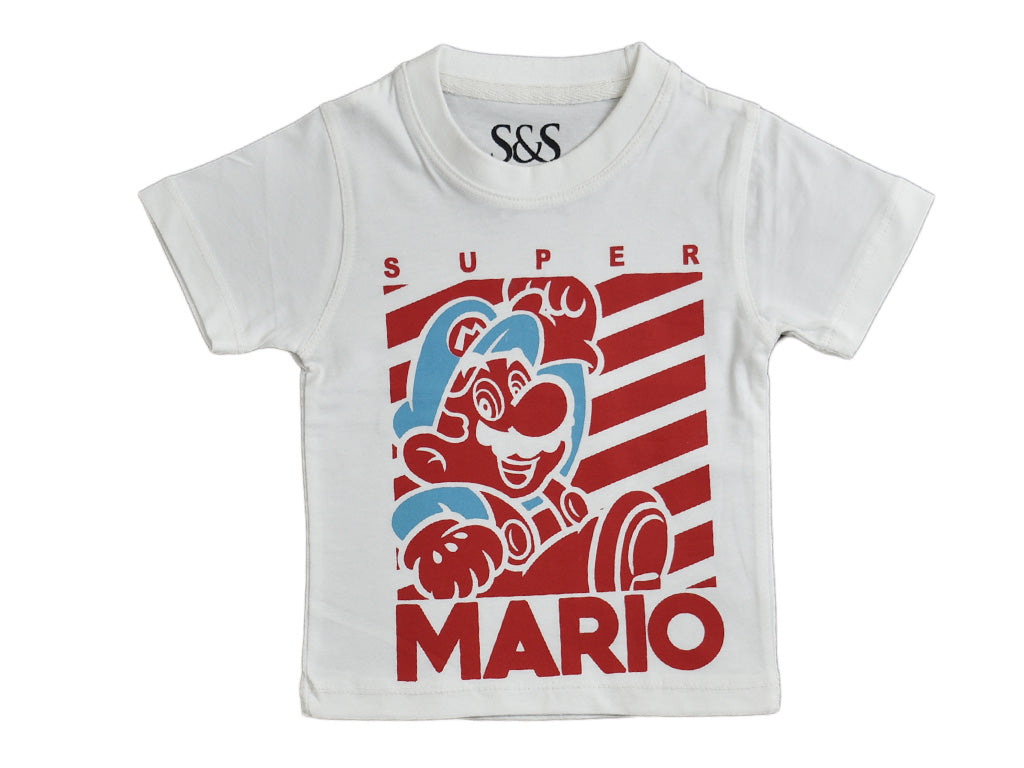 T-shirt White Super Mario