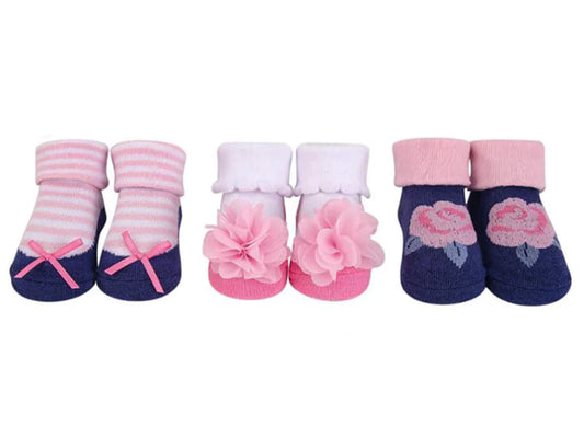 Hudson Baby Booties (Pack of 3)