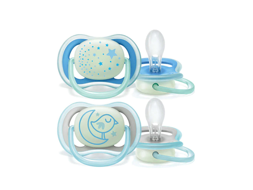 Philips Avent Ultra Air Night Time Soothers Blue (2 pieces)