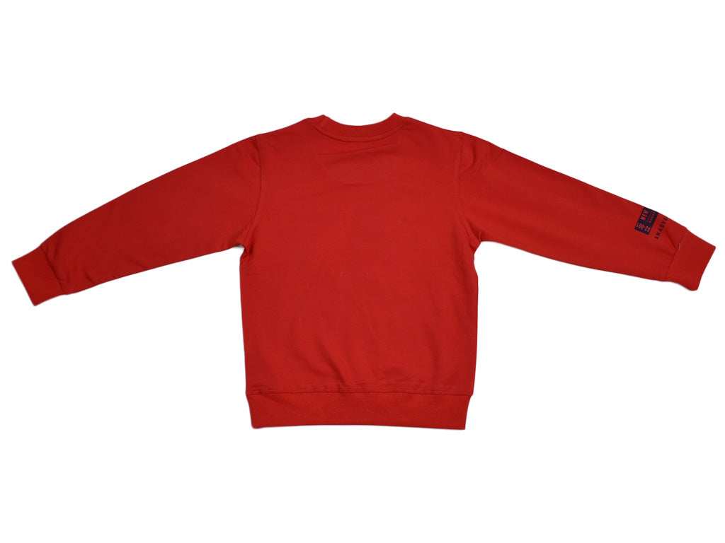 Sweatshirt Happy Tag Red