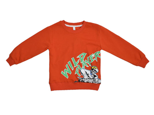 Sweatshirt Wild Player Orange