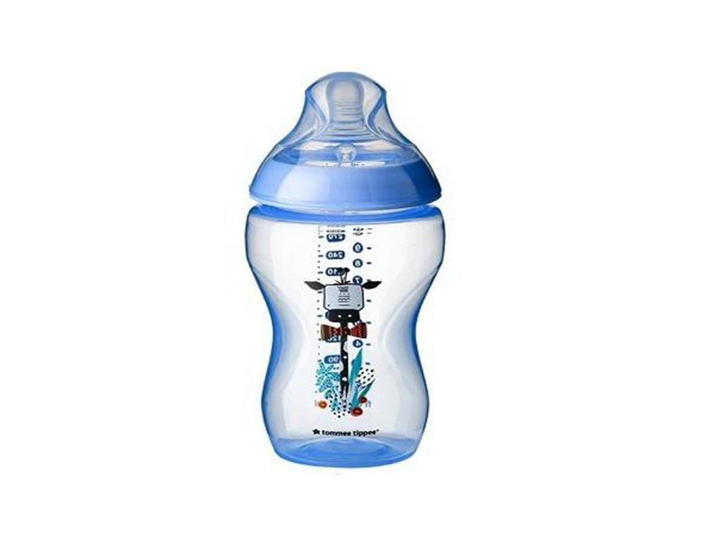 Tommee Tippee Feeding Bottle (Close to Nature) Blue 340ml