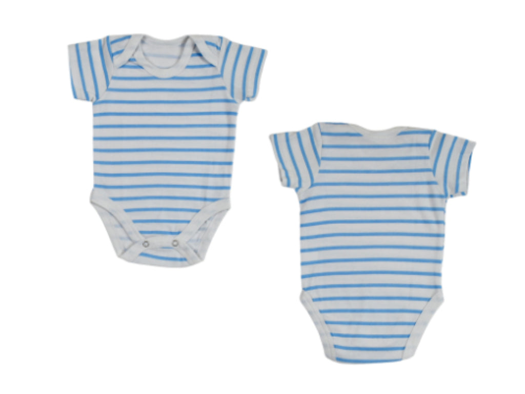 Bodysuit (Set of 5) - Green, Blue & White Designs