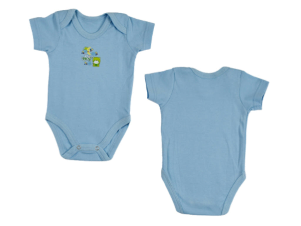 Bodysuit (Set of 5) - Green, Blue & White Designs