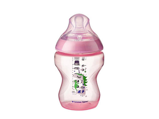 Tommee Tippee Feeding Bottle (Close to Nature) Pink 260ml