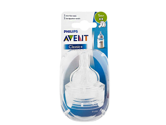 Philips Avent Classic / Teats (Nipple) / 1m+ (2 Pieces)