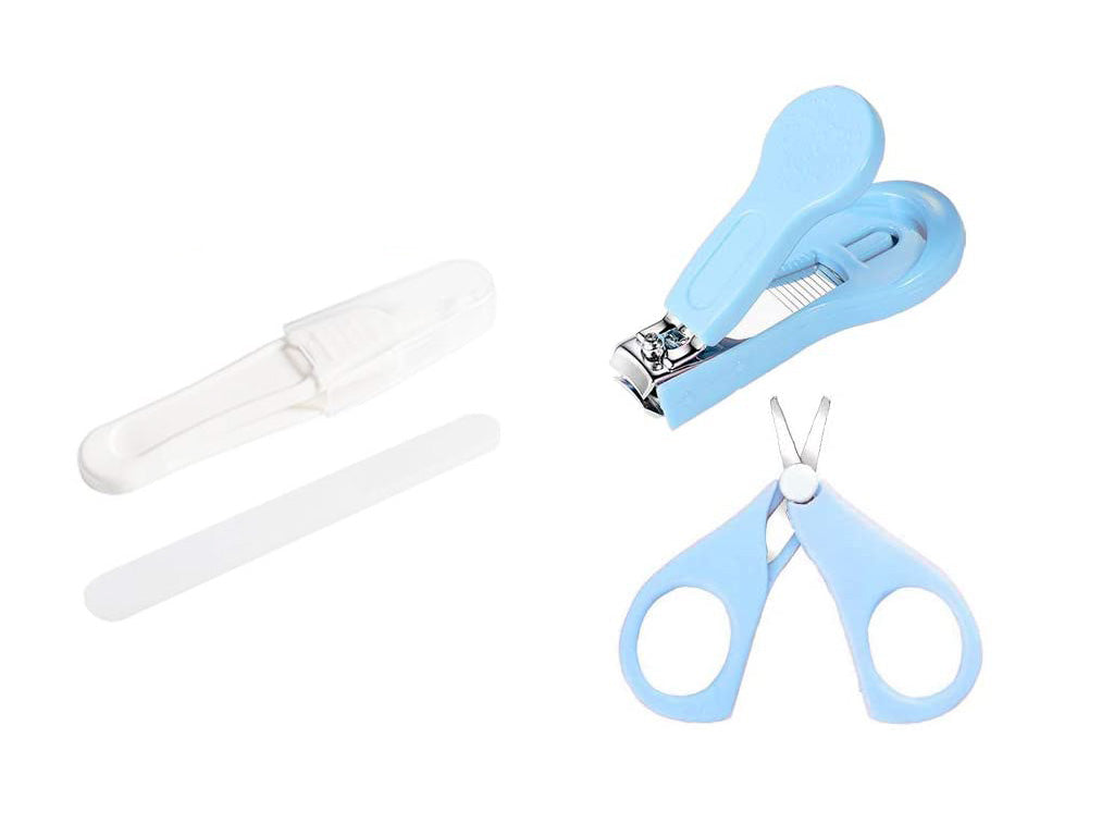 Nail Care Kit For Baby (4 Pieces in Blue)