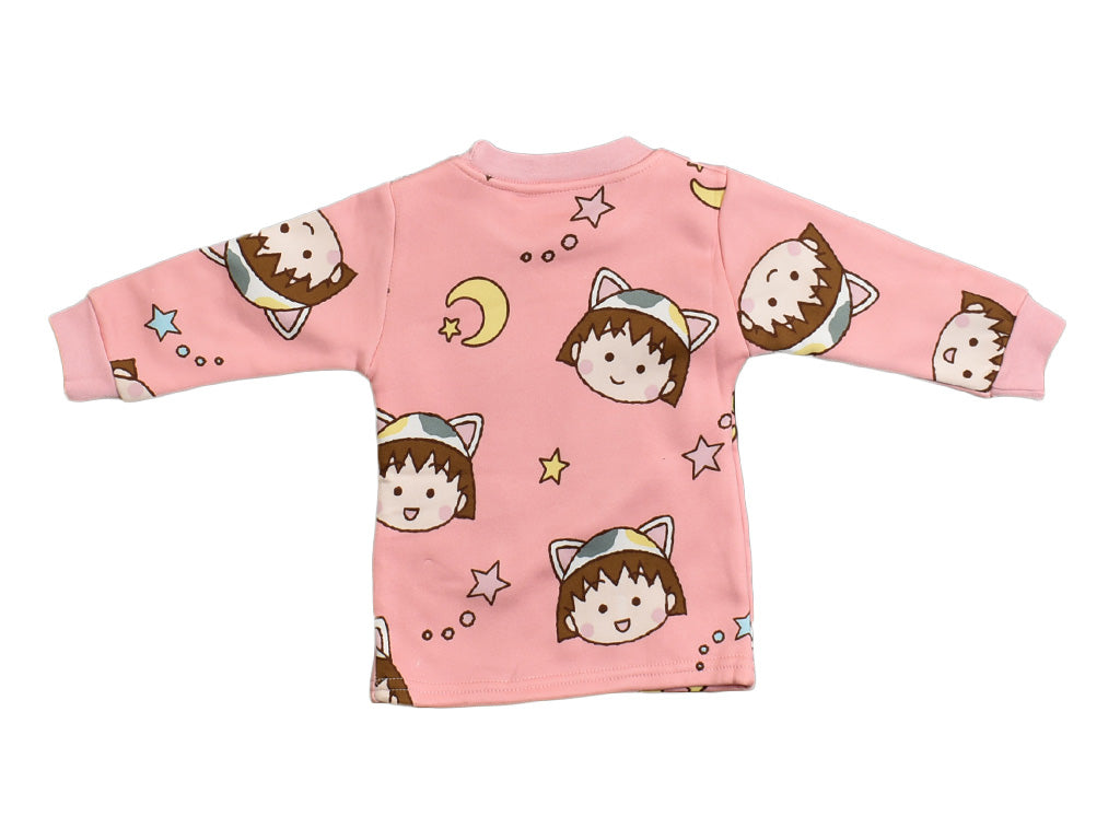 T-shirt and Trouser Pink Stars (Fleece)