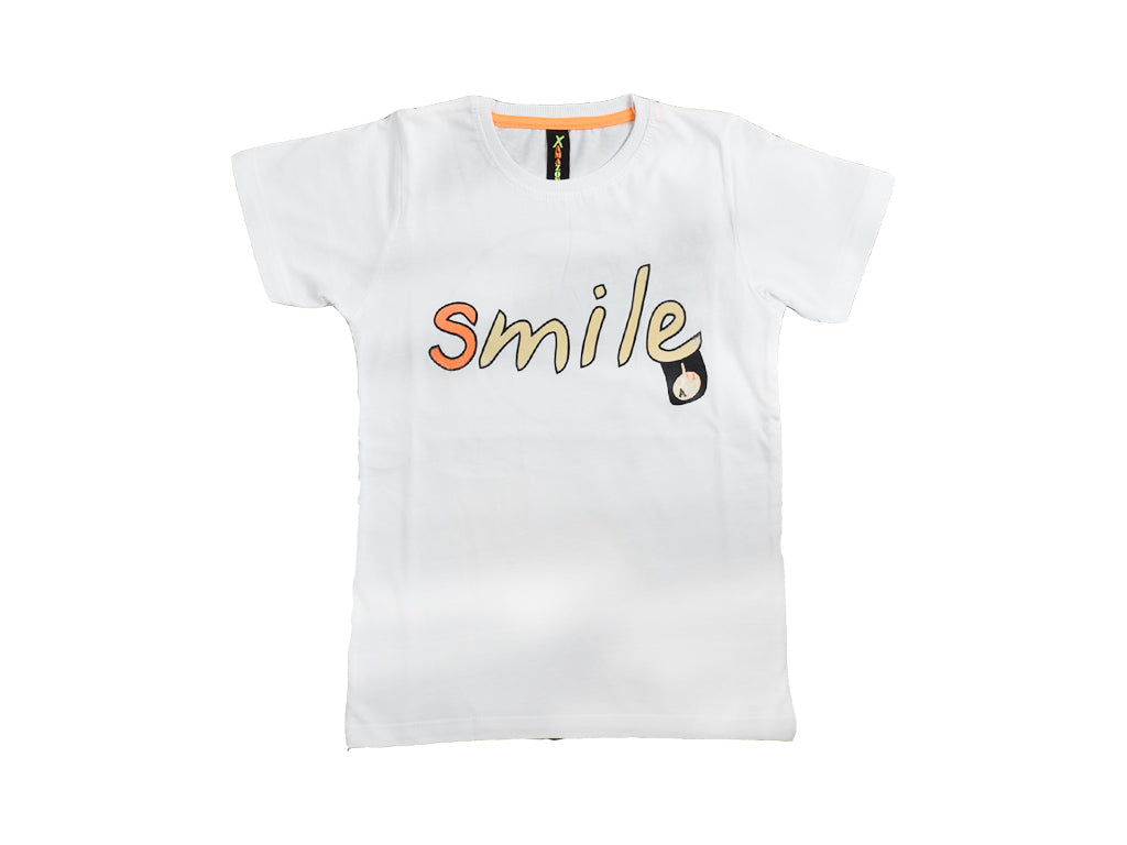 T-shirt White Smile