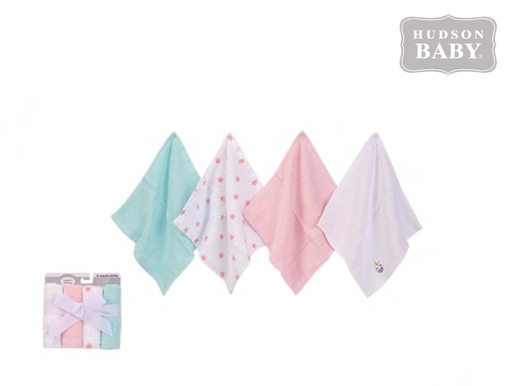 Hudson Baby Washcloths (Set of 4)