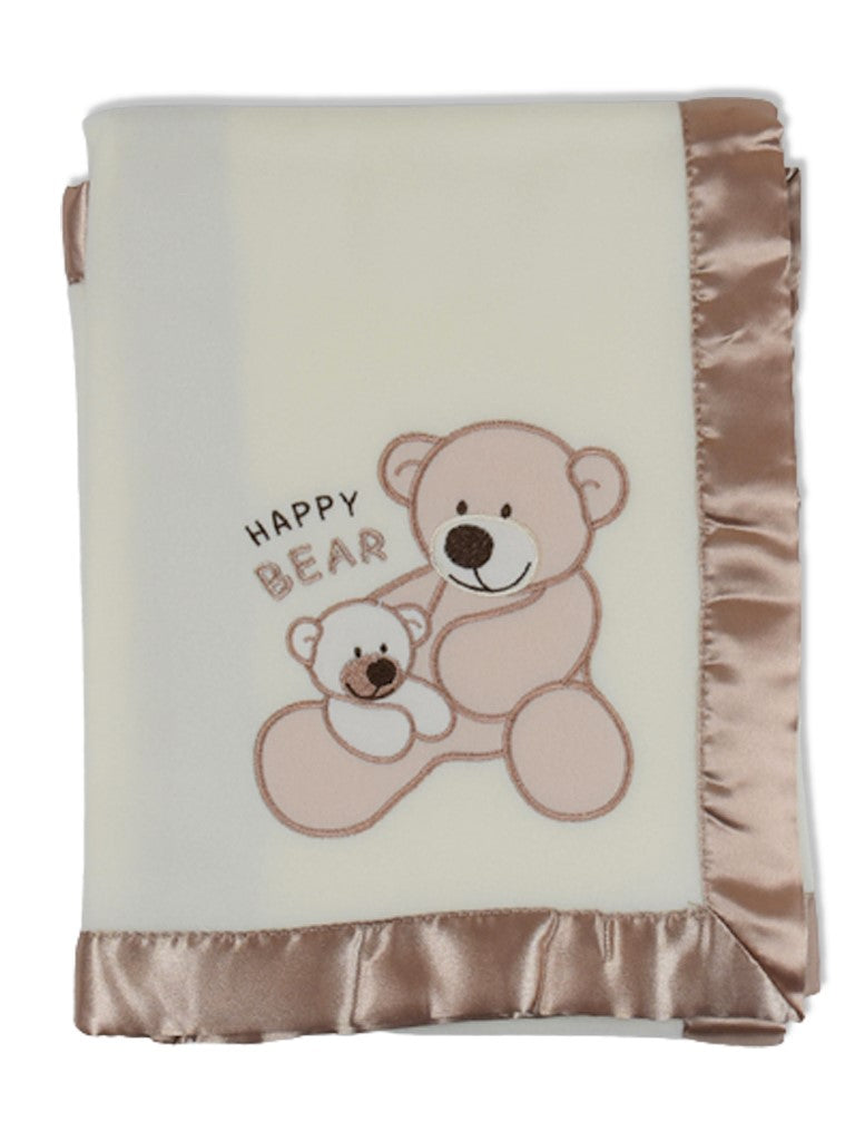 Wrapping Sheet Fleece Happy Bear