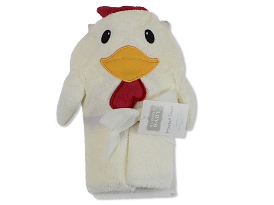 Towel Hooded Red Hen by Hudson Baby