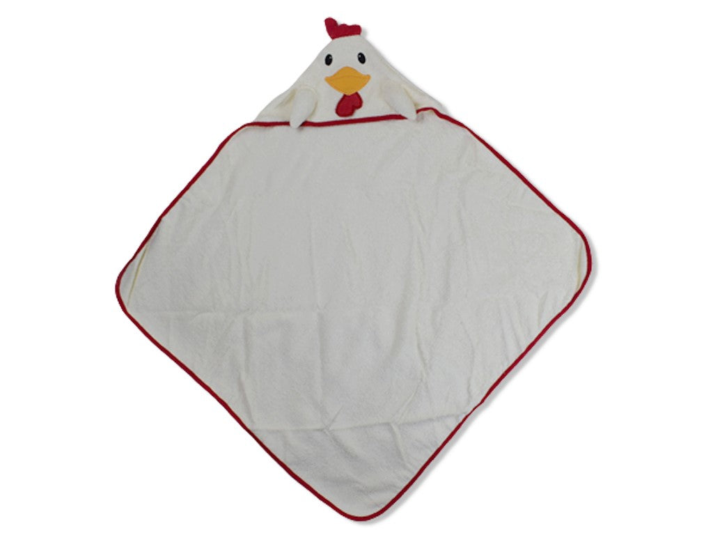 Towel Hooded Red Hen by Hudson Baby