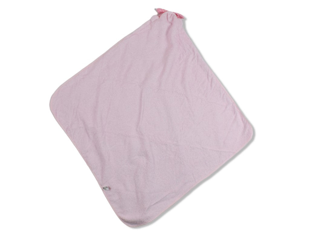 Towel Hooded Pink Bear by Hudson Baby