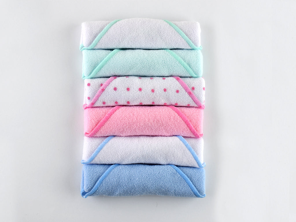 Towels Set of 6 (Mix colours)