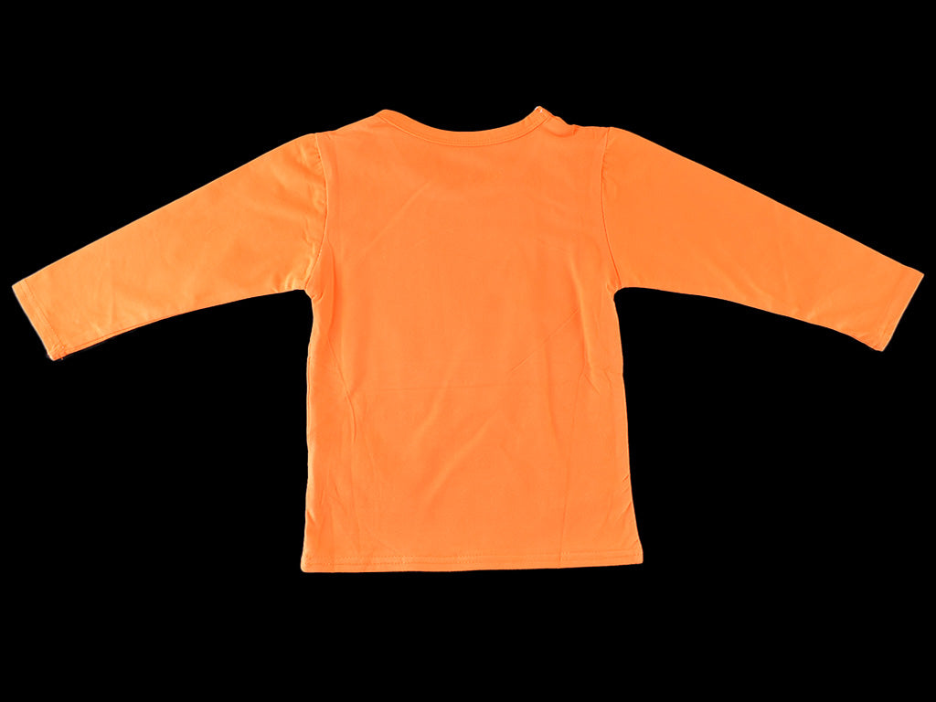 T-shirt with Trouser Orange Dinosaur