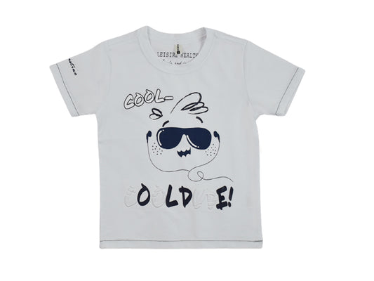 T-shirt White Cool Dude