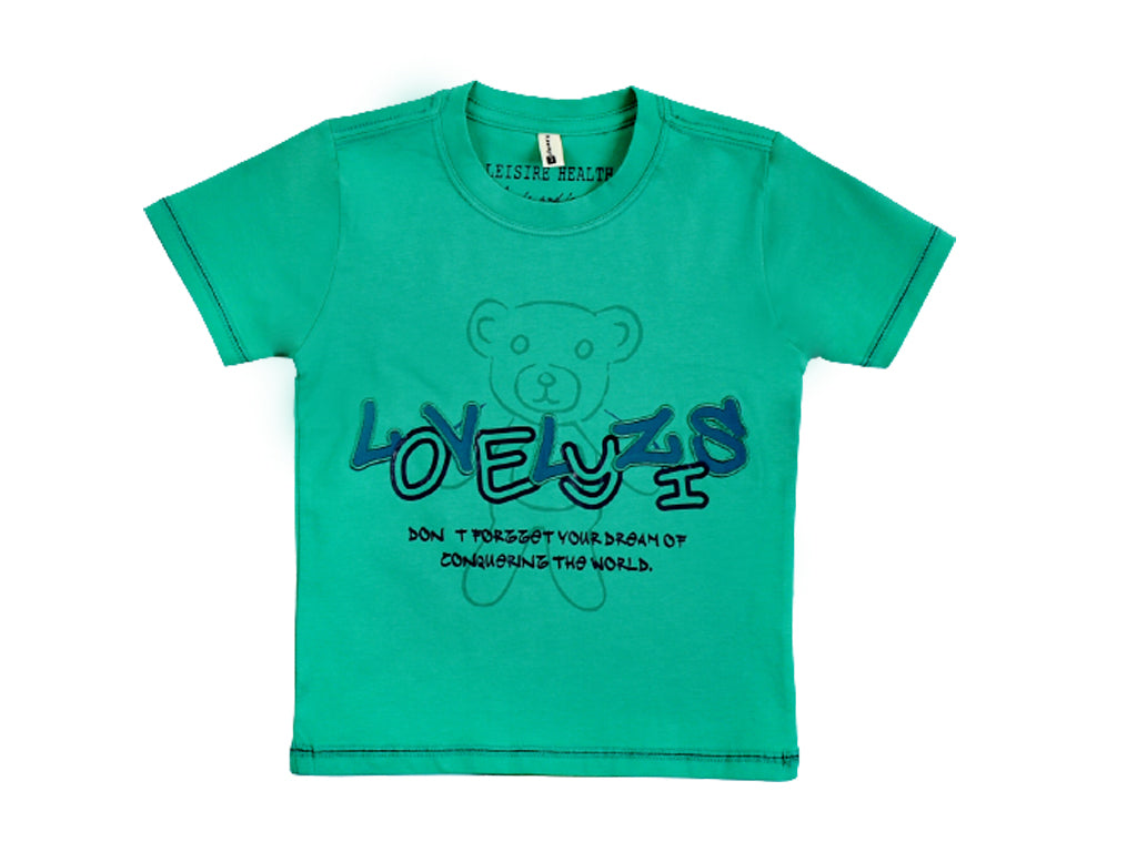 T-shirt Green Lovely Bear