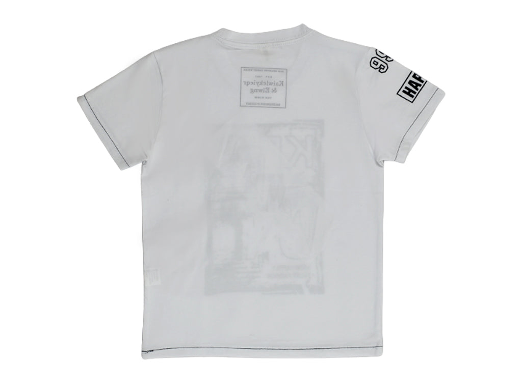 T-shirt White Grow Happily