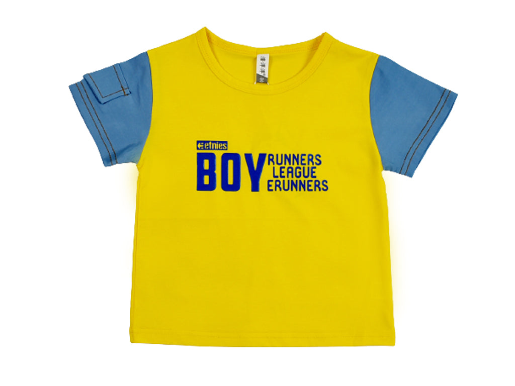 T-shirt Yellow Boy Runners